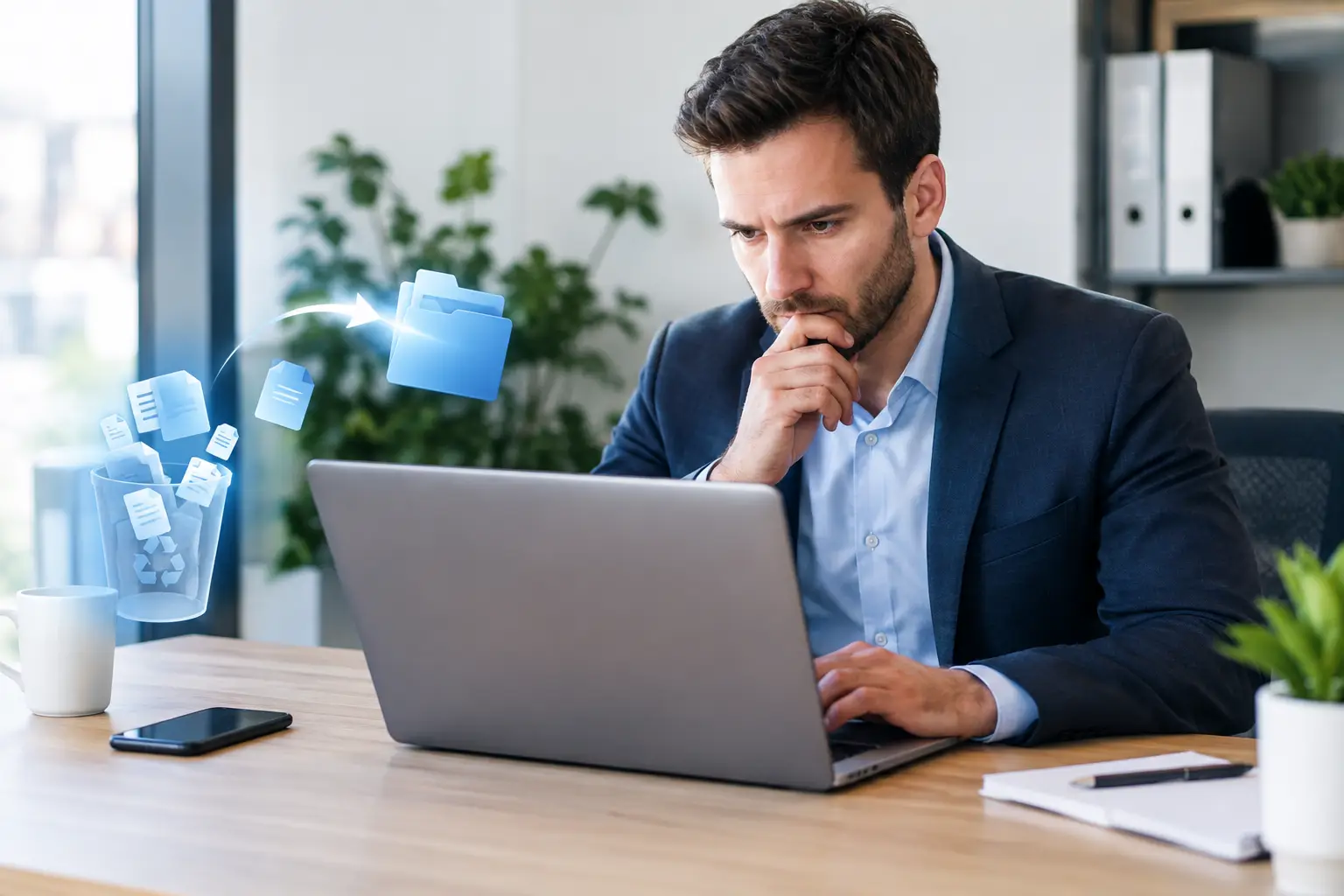 Récupération de fichiers en entreprise : agir vite